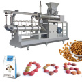 Twin screw pet food extruder